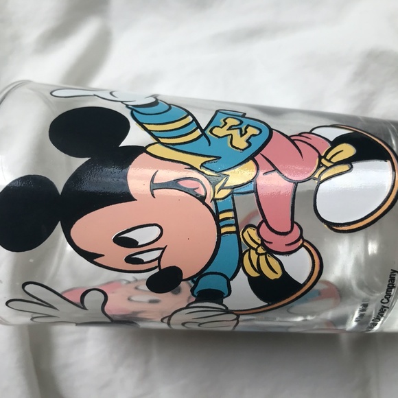 MICKEY & MINNIE MOUSE DECAL GLASS SET - Picture 4 of 4